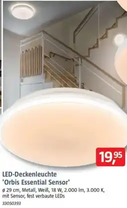 Bauhaus LED-Deckenleuchte 'Orbis Essential Sensor' Angebot