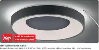 Bauhaus LED-Deckenleuchte 'Anika' Angebot