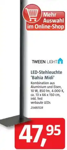 Bauhaus TWEEN LIGHT LED-Stehleuchte 'Bahia Midi' Angebot