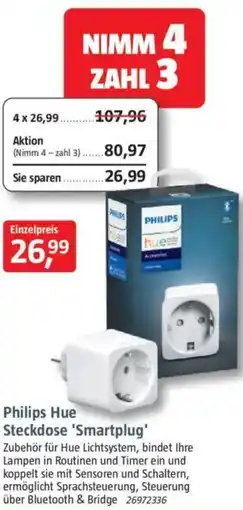 Bauhaus Philips Hue Steckdose 'Smartplug' Angebot