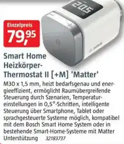 Bauhaus Smart Home Heizkörper- Thermostat II [+M] 'Matter' Angebot
