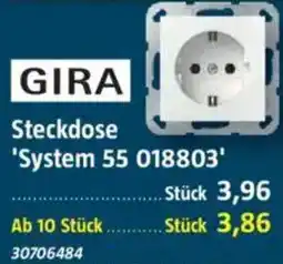 Bauhaus GIRA Steckdose 'System 55 018803' Angebot