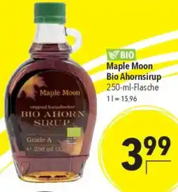 CITTI Markt Maple Moon Bio Ahornsirup Angebot