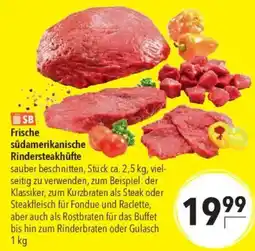 CITTI Markt Frische südamerikanische Rindersteakhüfte Angebot