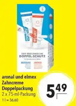 CITTI Markt aronal und elmex Zahncreme Doppelpackung Angebot