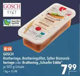 CITTI Markt GOSCH SYLT Bratheringe, Bratheringsfilet, Sylter Bismarck- heringe oder Brathering „Scharfer Eddie" Angebot
