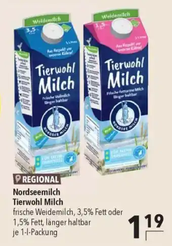 CITTI Markt Nordseemilch Tierwohl Milch Angebot