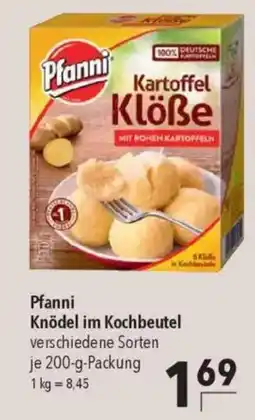 CITTI Markt Pfanni Knödel im Kochbeutel Angebot