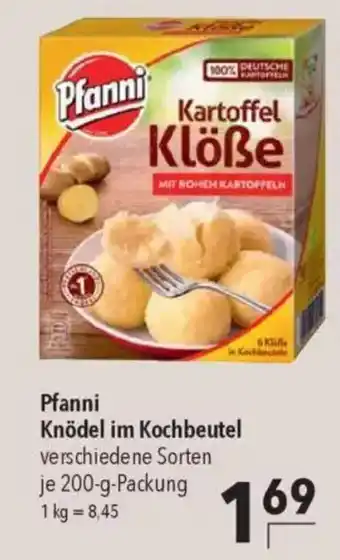 CITTI Markt Pfanni Knödel im Kochbeutel Angebot