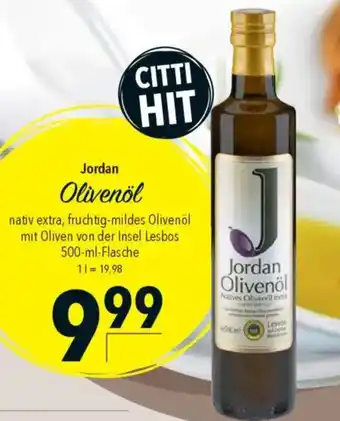 CITTI Markt Jordan Olivenöl Angebot