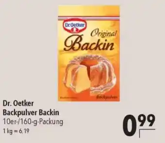 CITTI Markt Dr. Oetker Backpulver Backin Angebot