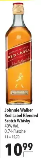 CITTI Markt Johnnie Walker Red Label Blended Scotch Whisky Angebot