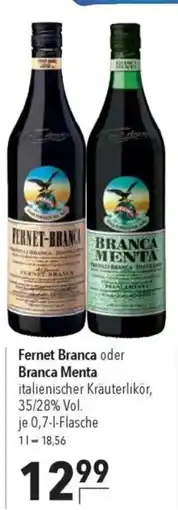 CITTI Markt Fernet Branca oder Branca Menta Angebot