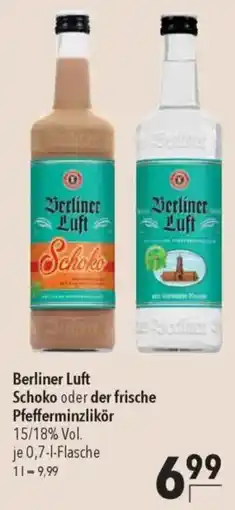 CITTI Markt Berliner Luft Schoko oder der frische Pfefferminzlikör Angebot
