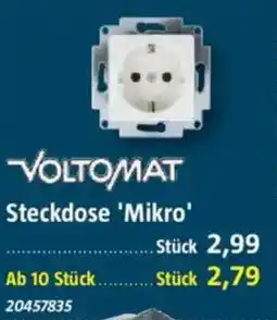Bauhaus VOLTOMAT Steckdose 'Mikro' Angebot