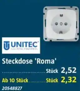 Bauhaus TUNITEC Steckdose 'Roma' Angebot