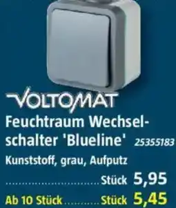 Bauhaus VOLTOMAT Feuchtraum Wechsel- schalter 'Blueline' Angebot