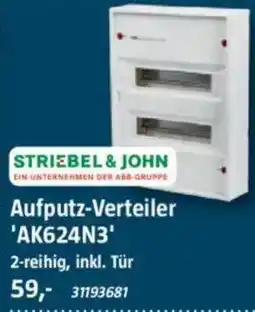Bauhaus STRIEBEL & JOHN Aufputz-Verteiler 'AK624N3 Angebot