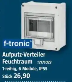 Bauhaus f-tronic Aufputz-Verteiler Feuchtraum Angebot