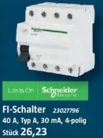 Bauhaus Schneider Fl-Schalter 23027796 Angebot