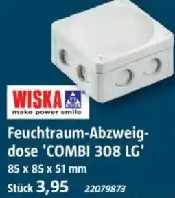 Bauhaus WISKA make power smile Feuchtraum-Abzweig- dose 'COMBI 308 LG' Angebot