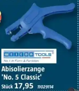 Bauhaus Welcon Tools Abisolierzange 'No. 5 Classic' Angebot