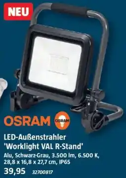 Bauhaus OSRAM LED-Außenstrahler 'Worklight VAL R-Stand' Angebot
