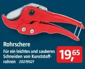 Bauhaus Rohrschere Angebot