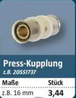 Bauhaus COMISA Press-Kupplung Angebot