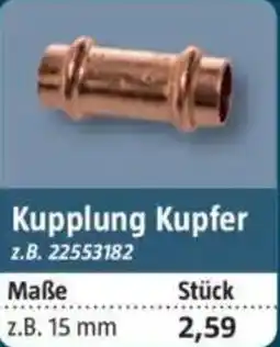 Bauhaus Kupplung Kupfer Angebot