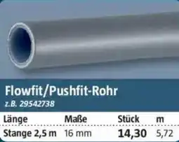 Bauhaus GEBERIT Flowfit/Pushfit-Rohr Angebot