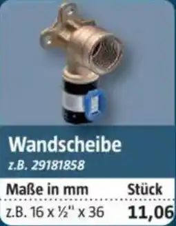 Bauhaus GEBERIT Wandscheibe Angebot