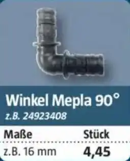Bauhaus GEBERIT Winkel Mepla 90° Angebot