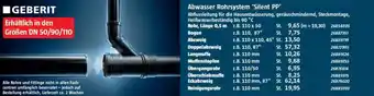 Bauhaus GEBERIT Rohr, Länge 0,5 m Angebot
