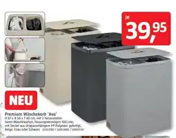 Bauhaus Premium Wäschekorb 'Ava' Angebot