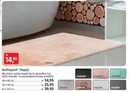 Bauhaus Badteppich 'Happy' Angebot
