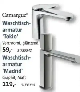 Bauhaus Camargue Waschtisch- armatur 'Tokio' Angebot