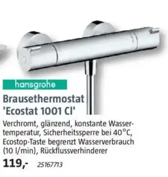 Bauhaus hansgrohe Brausethermostat 'Ecostat 1001 CI' Angebot