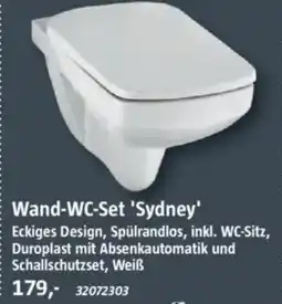 Bauhaus Wand-WC-Set 'Sydney' Eckiges Design Angebot