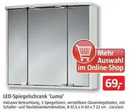 Bauhaus LED-Spiegelschrank 'Lumo' Angebot