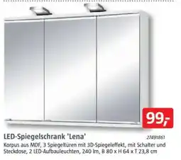 Bauhaus LED-Spiegelschrank 'Lena' Angebot