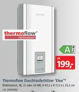 Bauhaus Thermoflow Durchlauferhitzer 'Elex'* Angebot