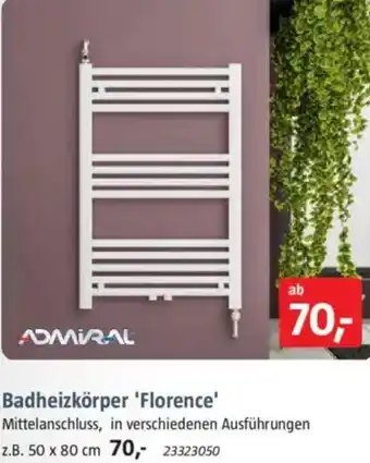 Bauhaus ADMIRAL Badheizkörper 'Florence' Angebot