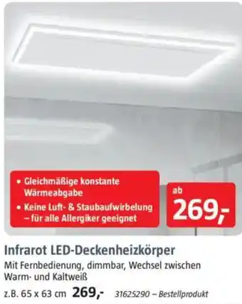 Bauhaus Infrarot LED-Deckenheizkörper Angebot