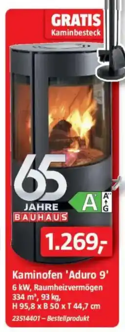 Bauhaus Kaminofen 'Aduro 9' Angebot