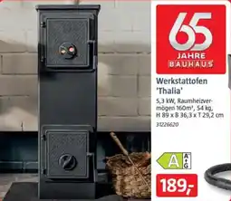 Bauhaus Werkstattofen 'Thalia' Angebot
