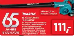 Bauhaus Makita 18 V Akku-Gebläse 'DUB186SFX1' Angebot