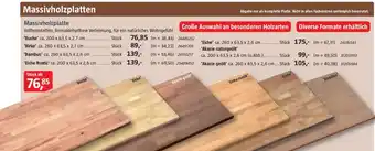 Bauhaus Massivholzplatten Angebot