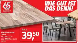 Bauhaus Massivholzplatte 'Ulme' Angebot