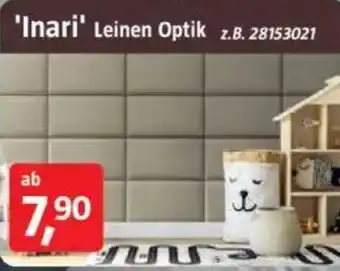 Bauhaus FLLOW Wandpolster 'Inari' Leinen Optik Angebot